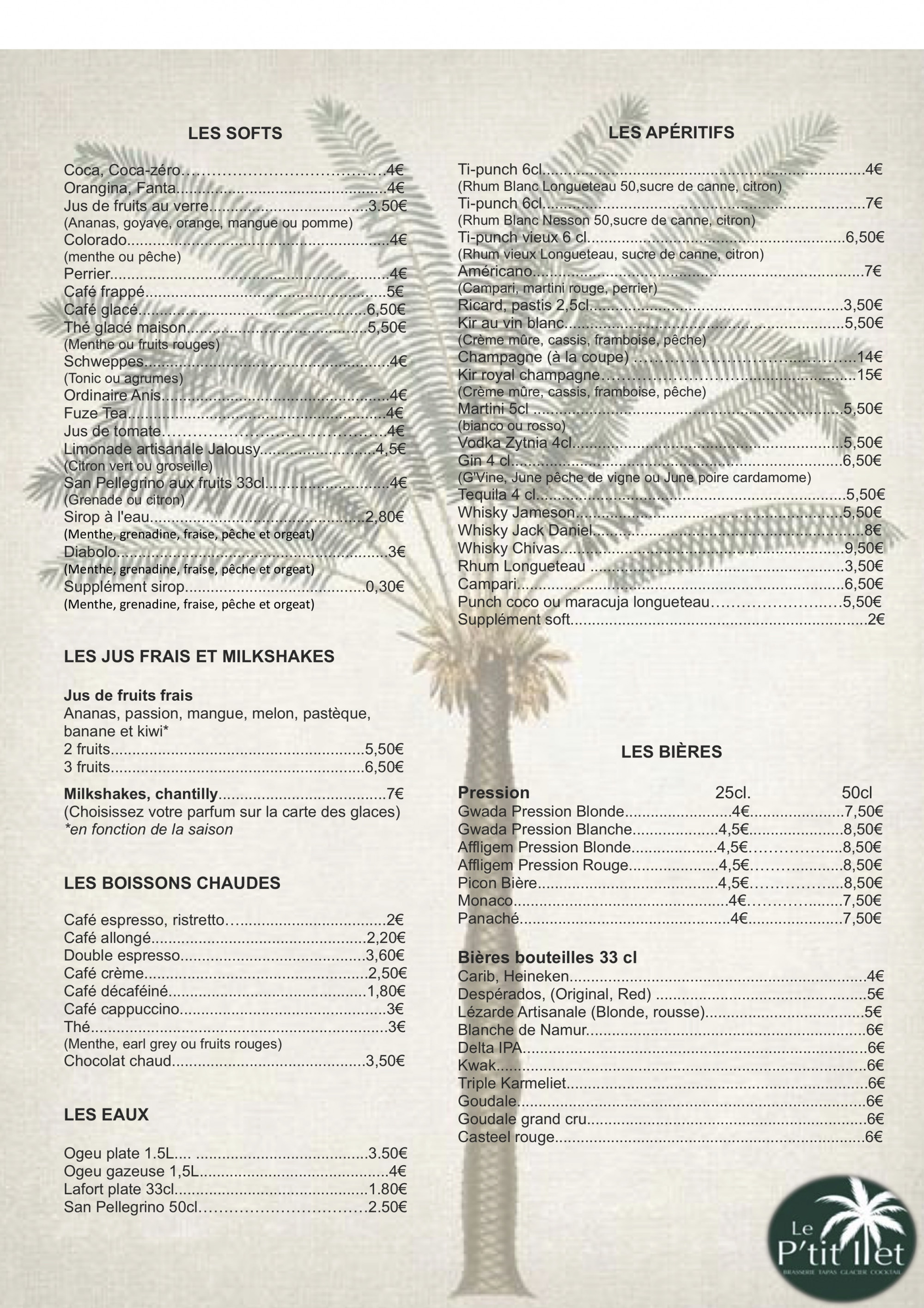 Les coktails softs